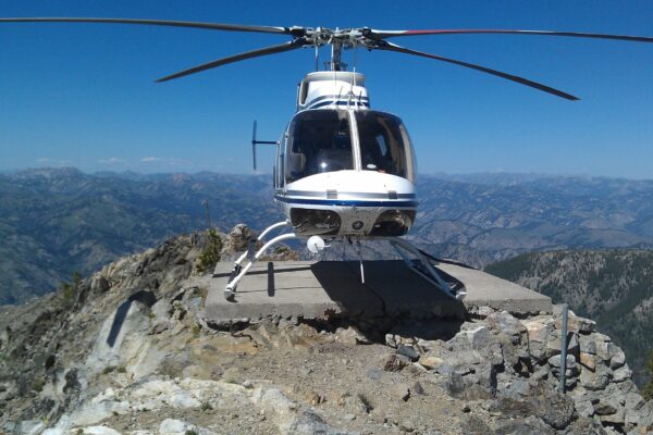 Picture of Helicopter on Concrete Pad